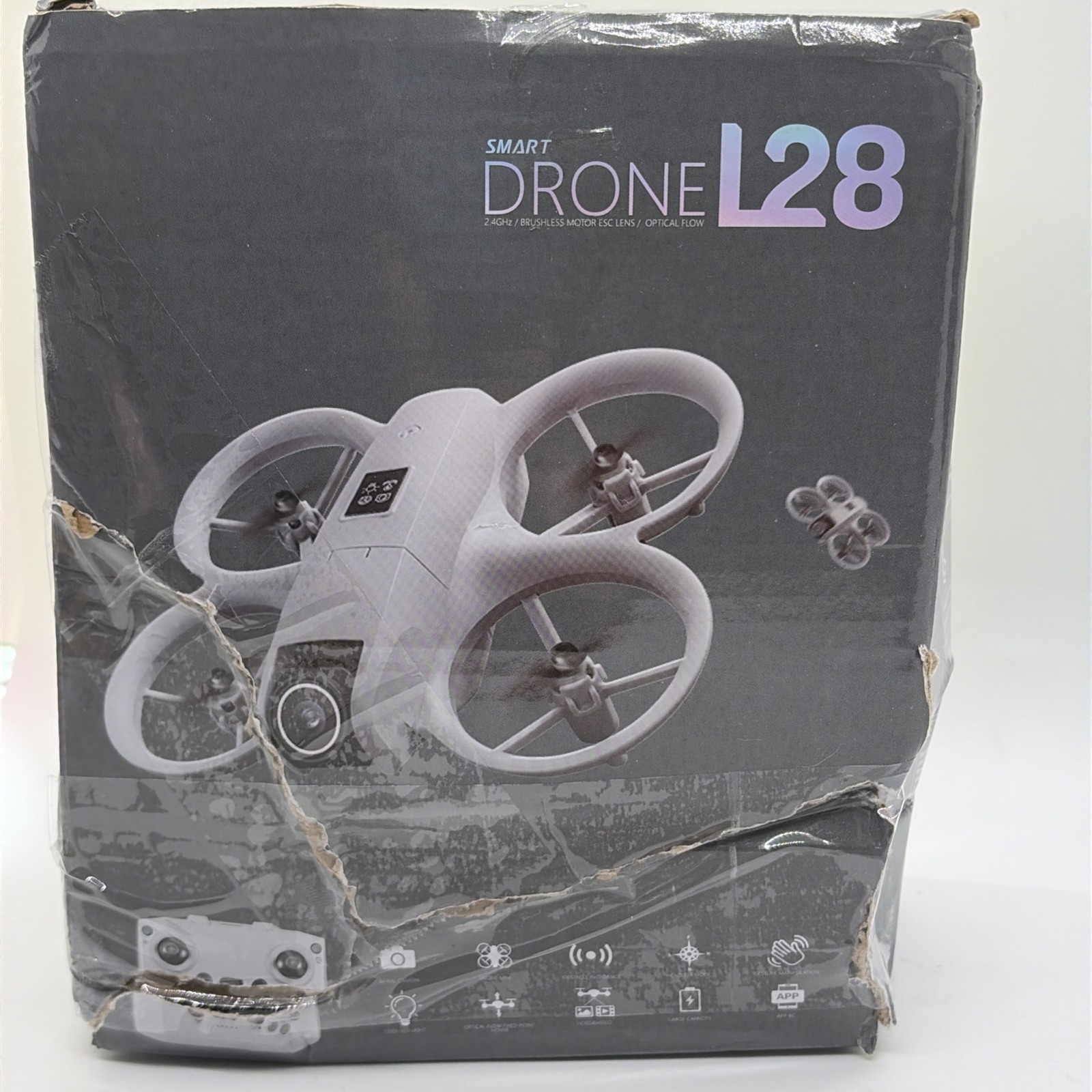 L28 Smart Drone Brushless Motor Camera Obstacle Avoidance Box Is Damaged