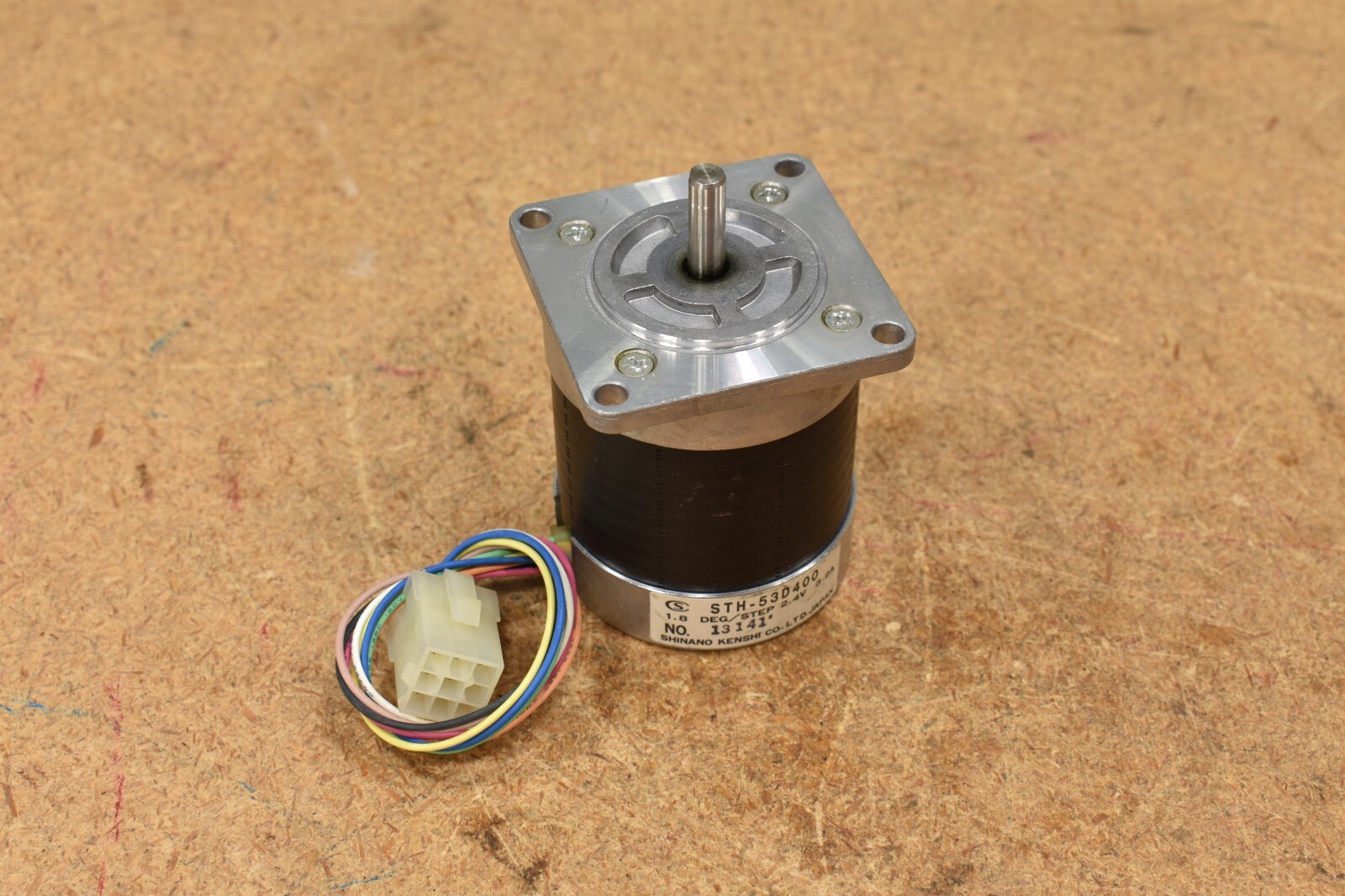 Shinano Kenshi STH-53D400, 1.8 Degree Stepper Motor, 2.4V, Shaft Dia 0.25 In