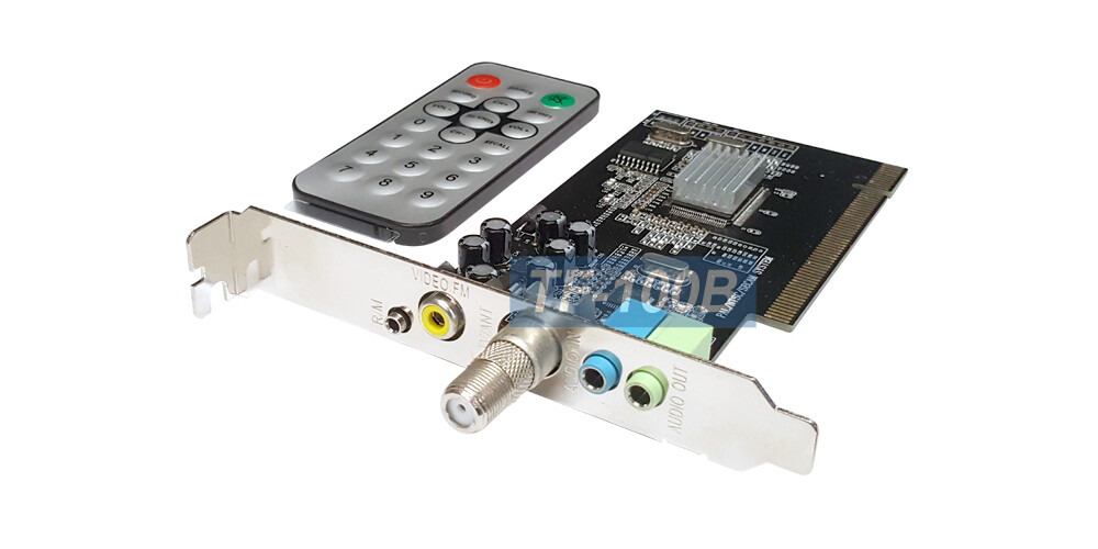 NTSC PAL CATV UHF VHF TVR + FM Tuner + RCA S-Video Recorder PCI Multimedia Card