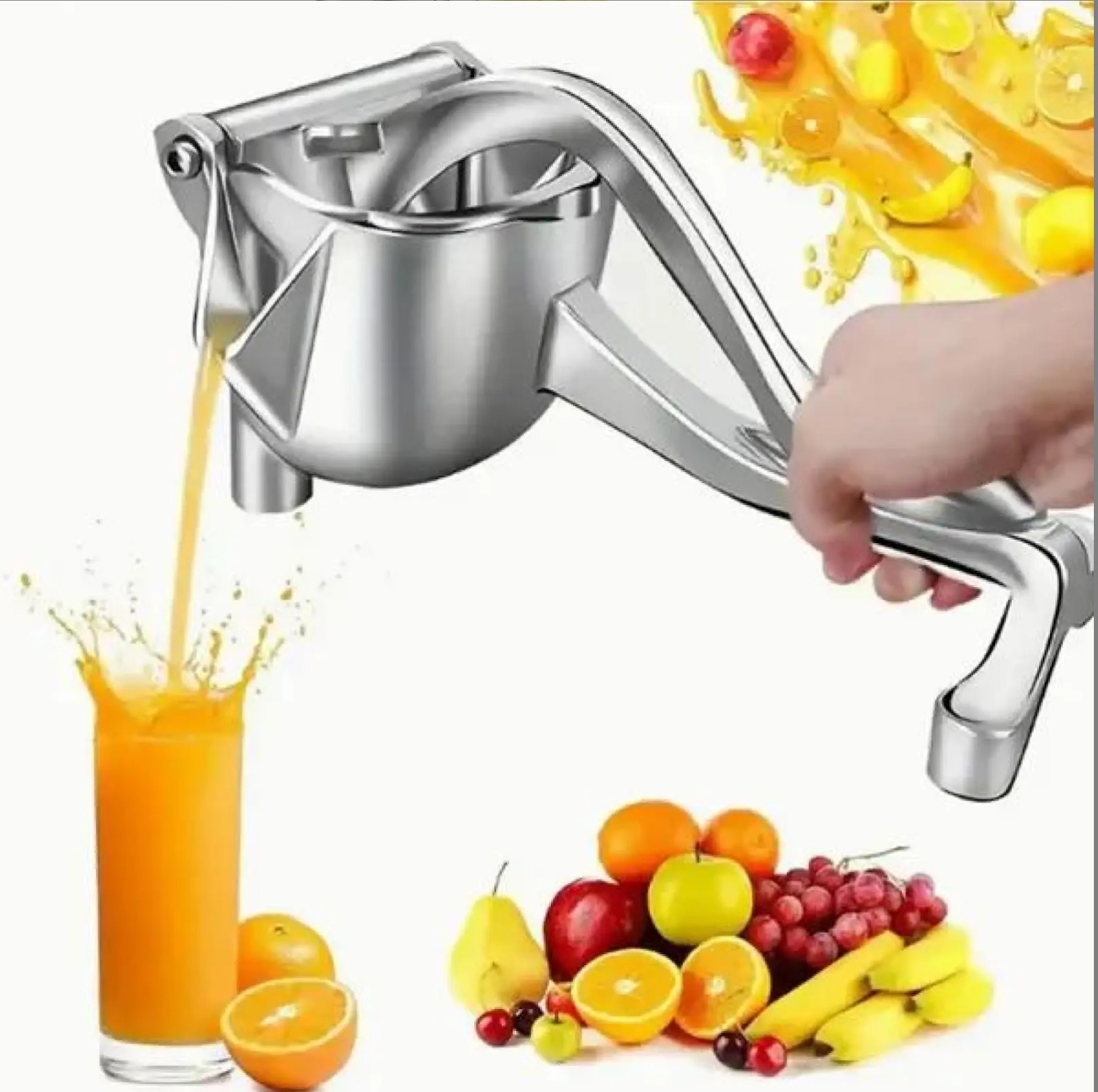 Heavy Duty Metal Manual Juicer Fruit Juice Squeezer for Pressing Oranges Lemons