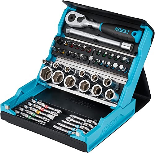 SmartCase socket set 2200SC-2 I 50-piece tool Multi-colour Ratchet Bit Set