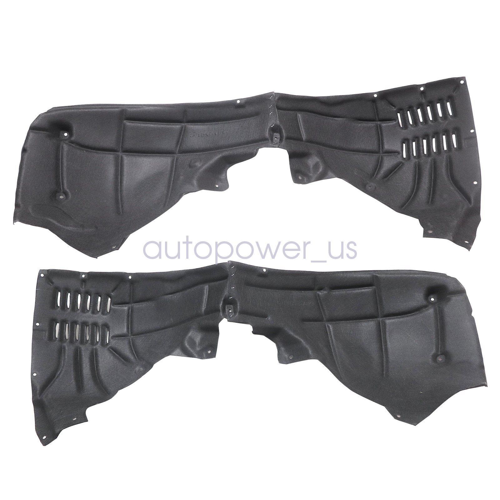 For Audi Q5 2018 2019-22 2023 2Pcs Front Left & Right Fender Liner Set Black New