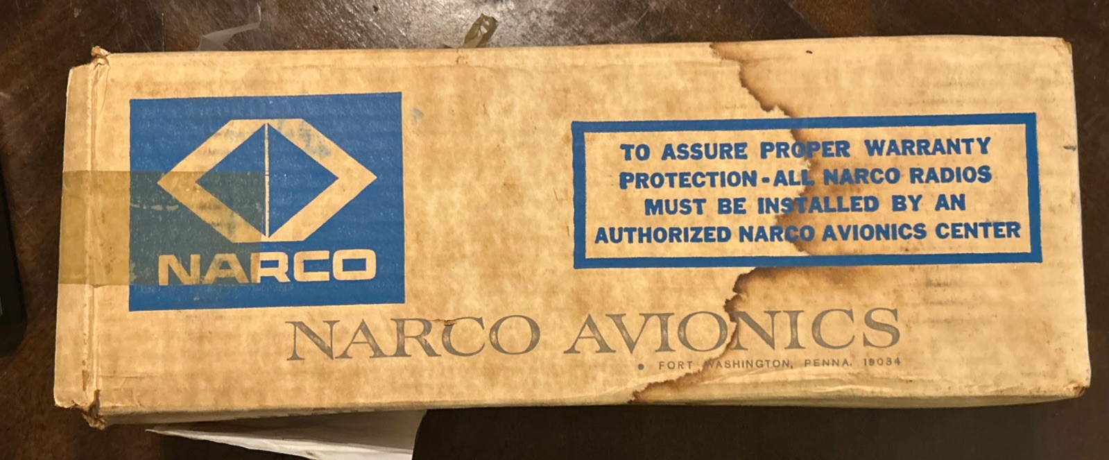 Narco Escort II VOR / LOC Indicator NAV/COMM NOS
