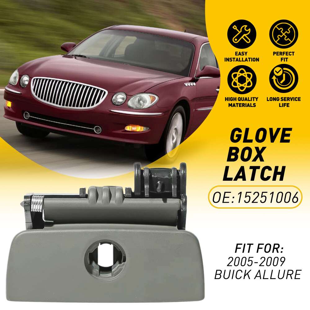 Fit For 2005-2009 Buick LaCrosse Allure Gray Dash Glove Box Latch Lock Handle