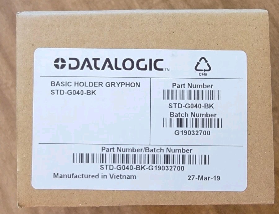 Datalogic Gryphon Basic Holder Stand For Barcode Scanner Part# STD-G040-BK New