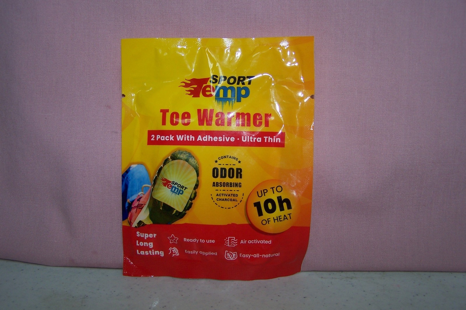 Sport Temp Toe Warmers 1 Pack of 2 Toe Warmers Super Long Lasting Up to 10 Hours