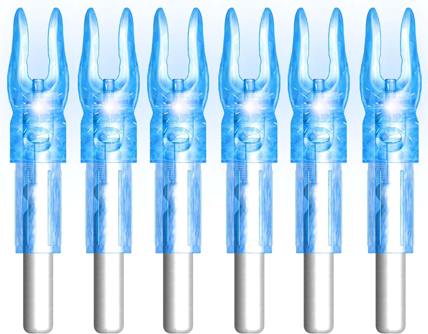 6PCS G X H S GT Led Lighted Nocks for Arrows with .165 .204 .233 .244 .246 insid