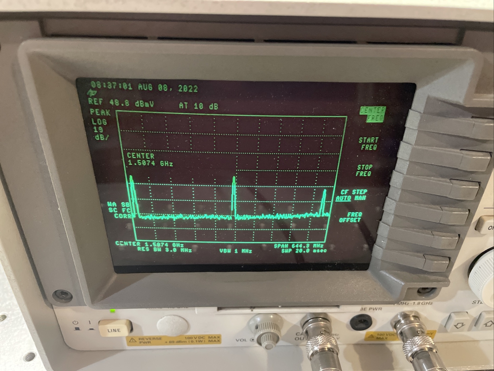 HP 8591E Keysight Spectrum Analyzer OPT 001 004 041