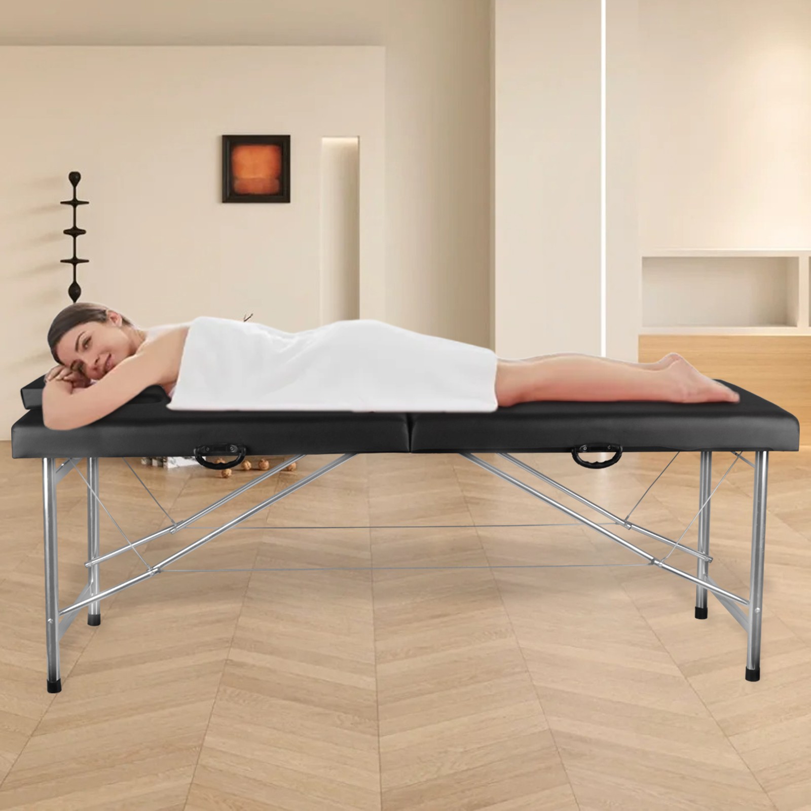 Professional Massage Table Massage Bed Spa Bed 180cm Long Portable 2 folding