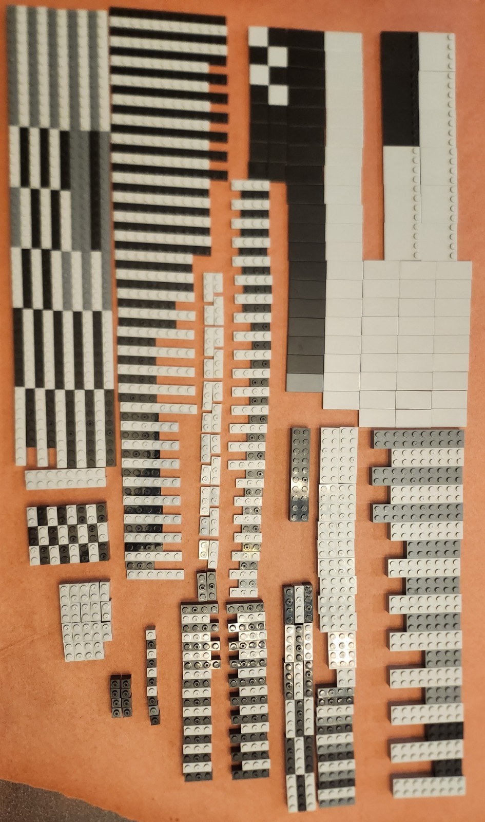 860+ bricks, 3 lbs Lot NEW Lego Compatible - Plates, Slopes, Tiles - See Details