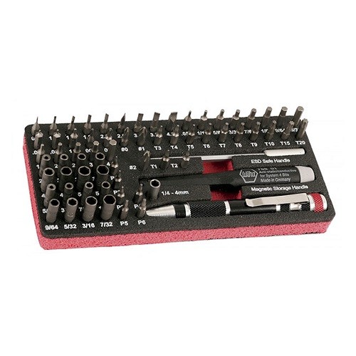 75968 68 Piece System 4 Esd Safe Master Technician'S Ratchet And Microbits Set