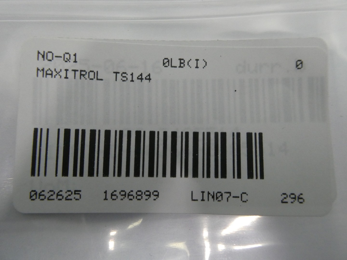 Maxitrol TS144 Temperature Sensor 40-80f 80-140f
