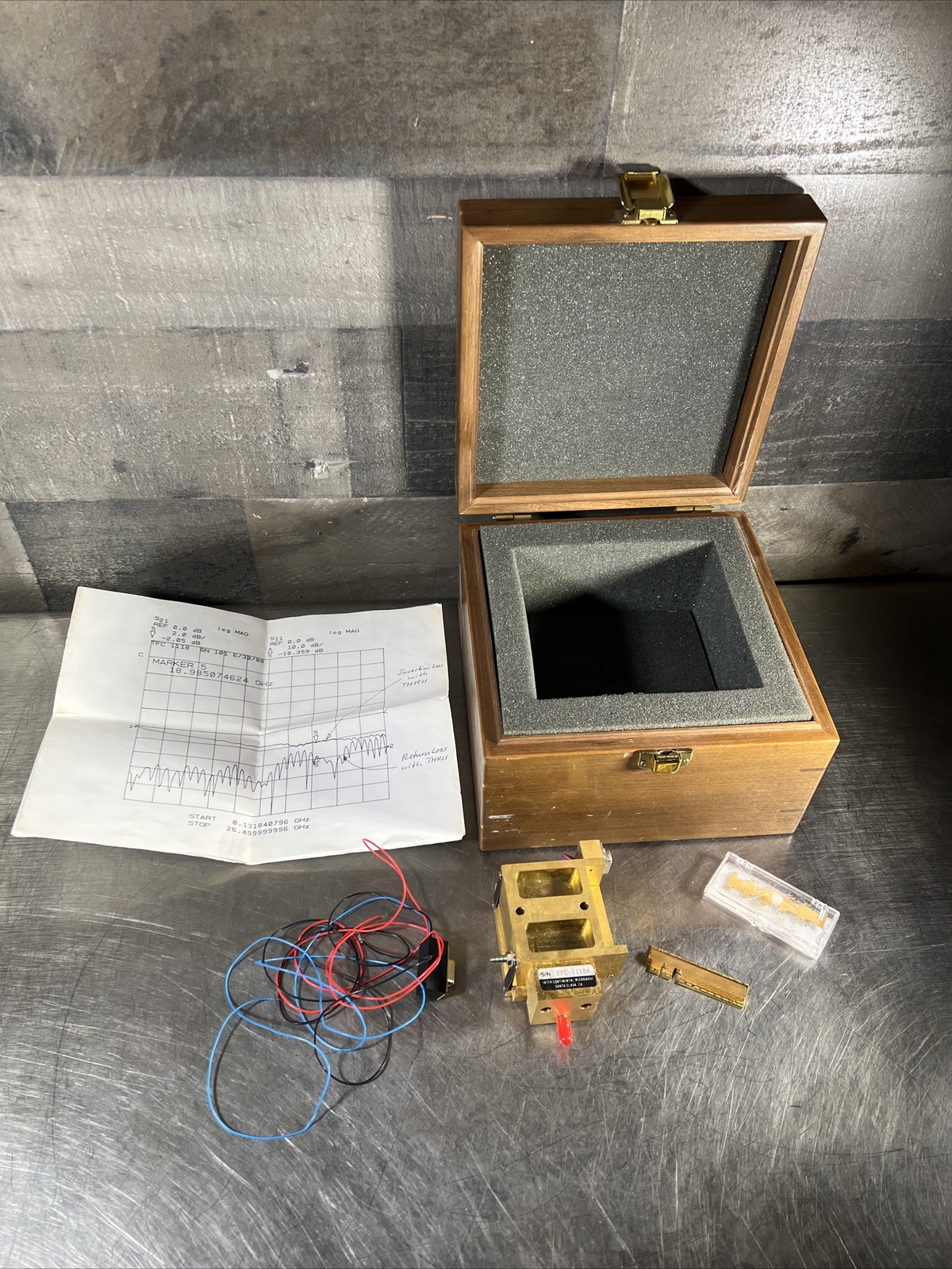 inter-continental microwave TFC-1118A Test Fixture