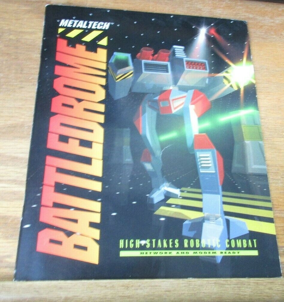 Metaltech: Battledrome Manual Book Only NO GAME