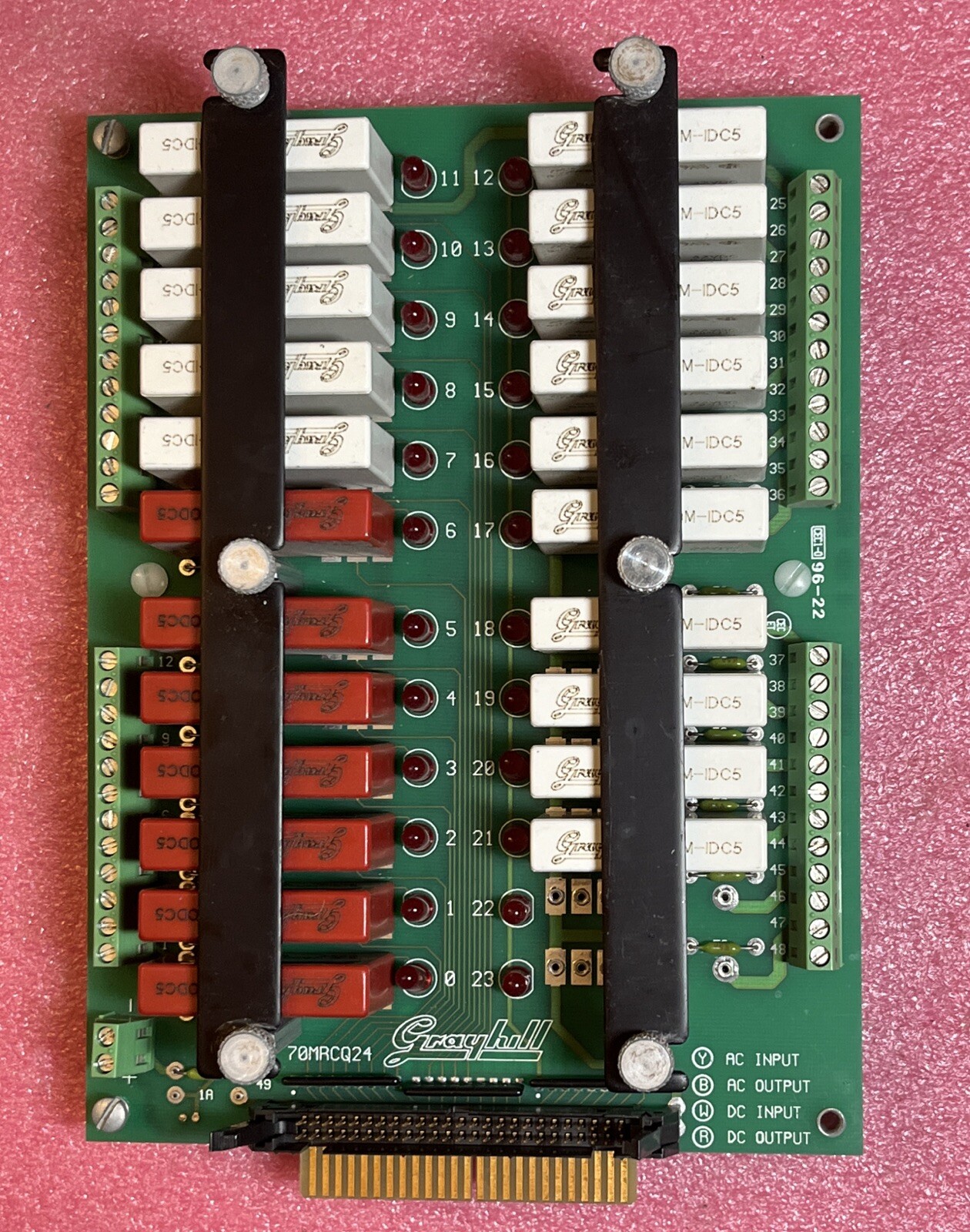 Grayhill 70MRCQ24 I/O Rack PCB Board