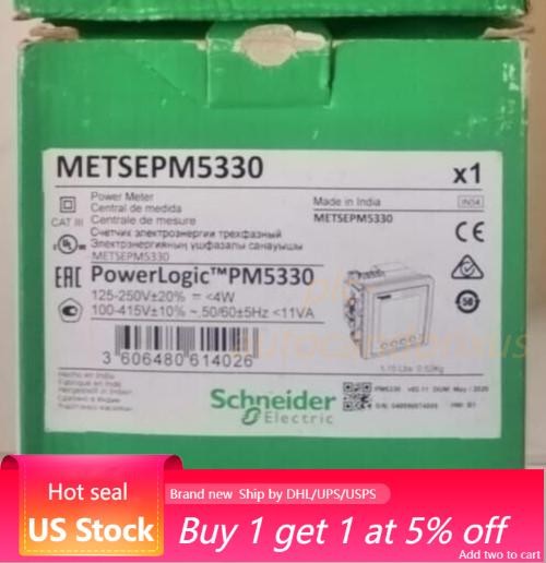 METSEPM5330   PM5330 Meter - 100%   with Box US Free TAX