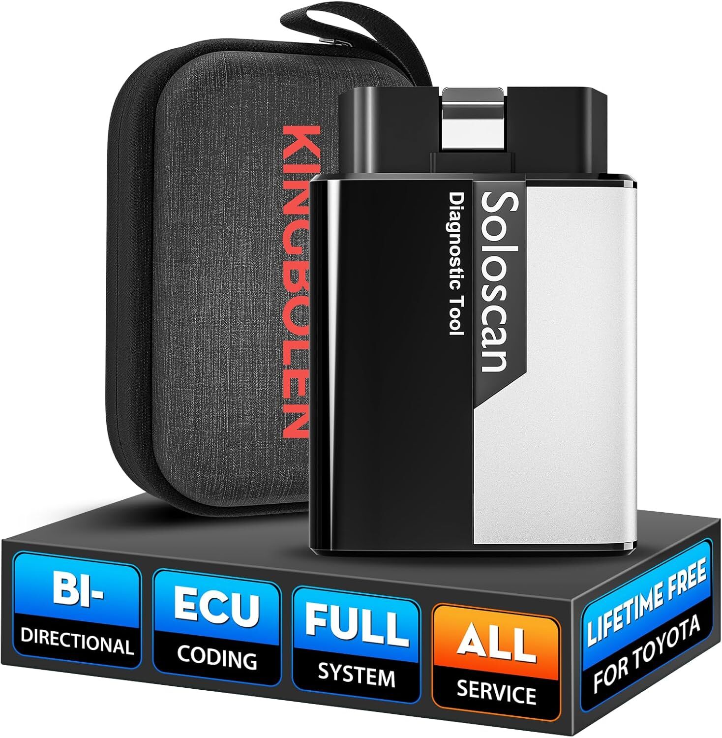 2026Elite KINGBOLEN SOLOSCAN OBD2 Scanner For Toyota Lexus Bidirectional Scanner