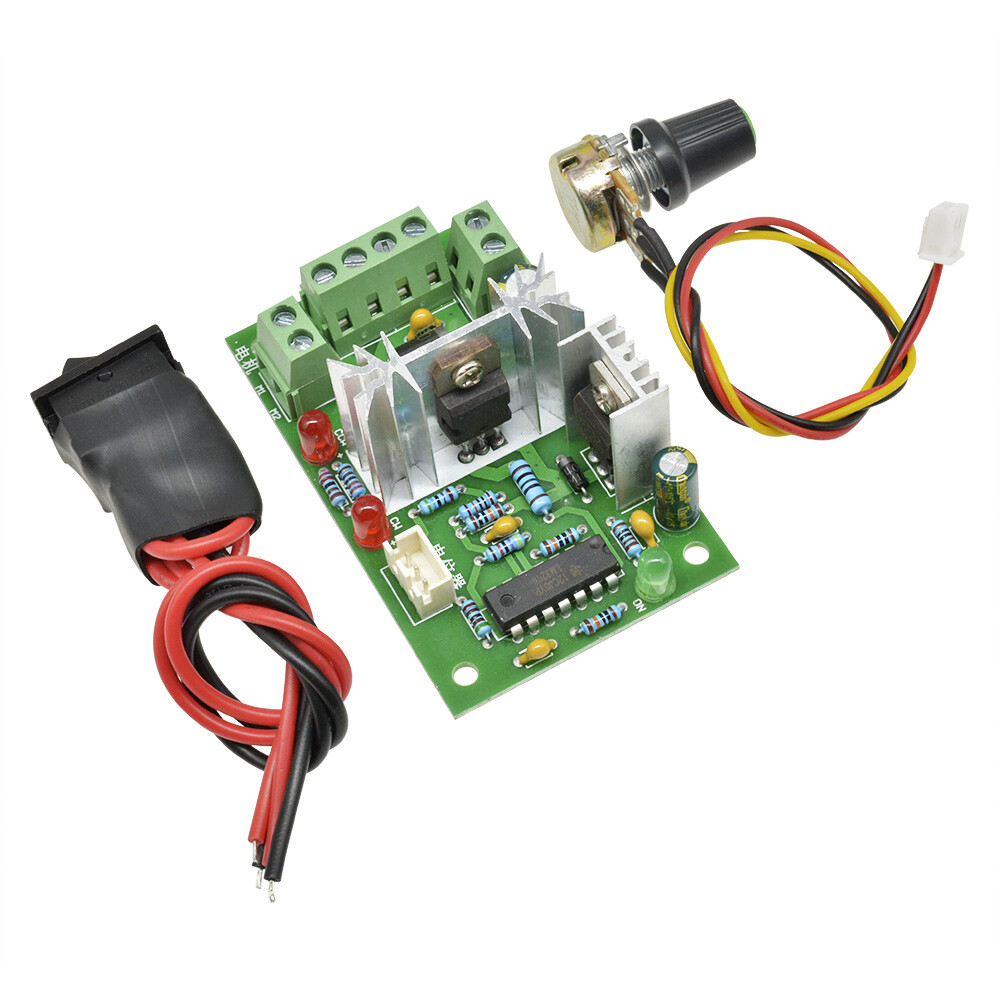 DC 6V-30V Motor Speed Controller Reversible PWM Control Forward / Reverse switch