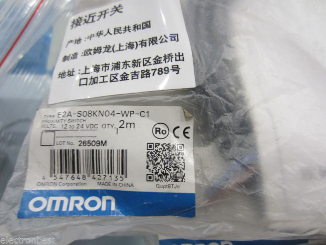 NEW Omron Proximity switch E2A-S08KN04-WP-C1  E2AS08KN04WPC1 hpg