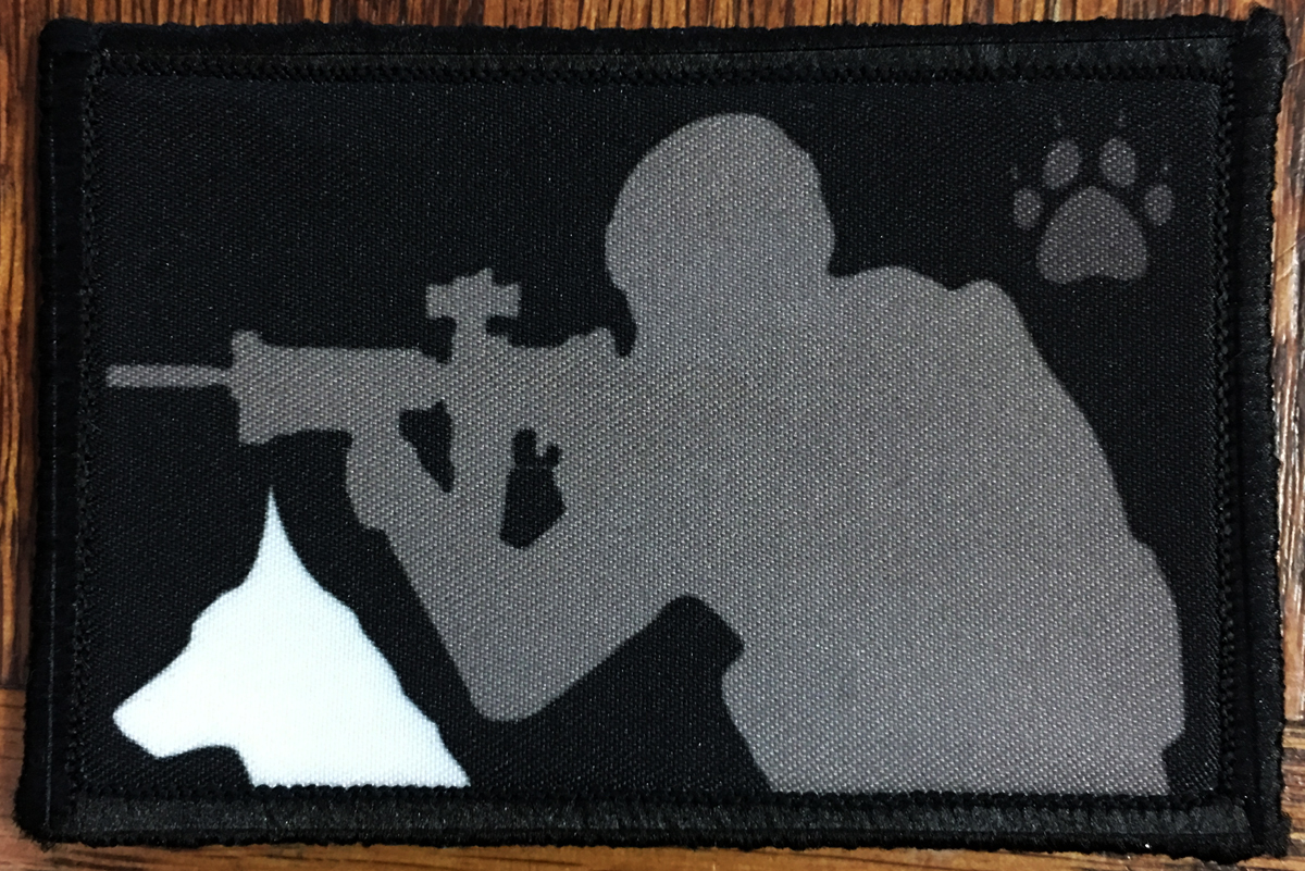 Service Dog Some Heroes Walk on 4 Legs Morale Patch ARMY MILITARY