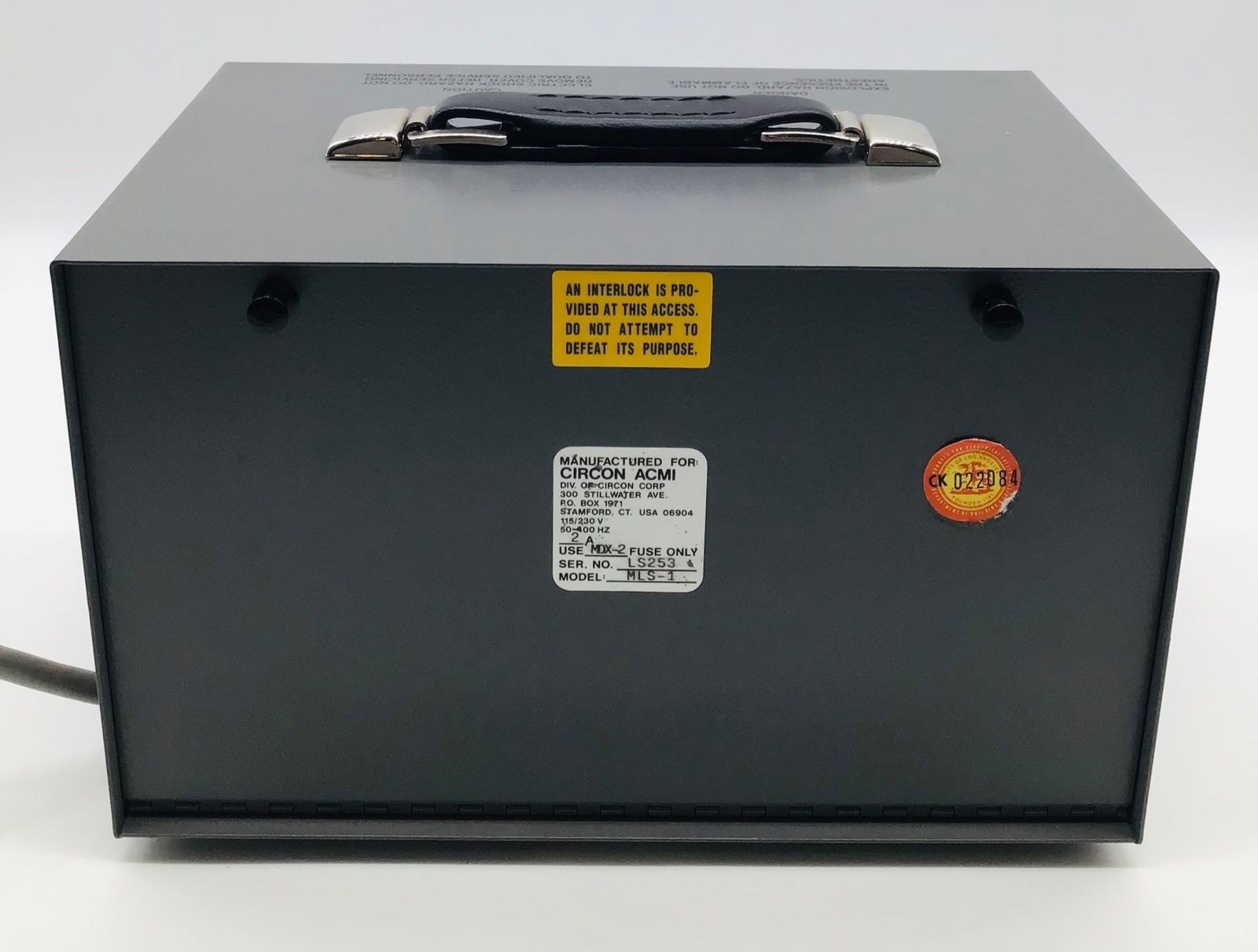 Circon ACMI MLS-1 Light Source