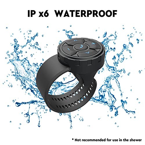 Bluetooth Media Button Steering Wheel Wireless Remote Control for Car Bike