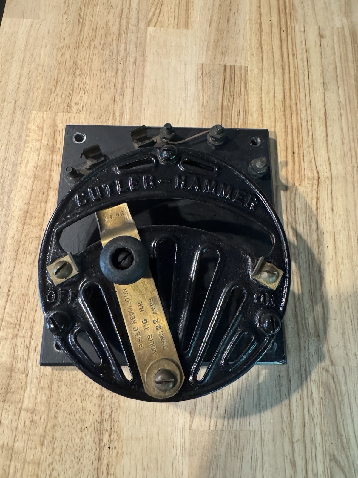 1890’s - Cutler Hammer - Large High Voltage Knife Switch