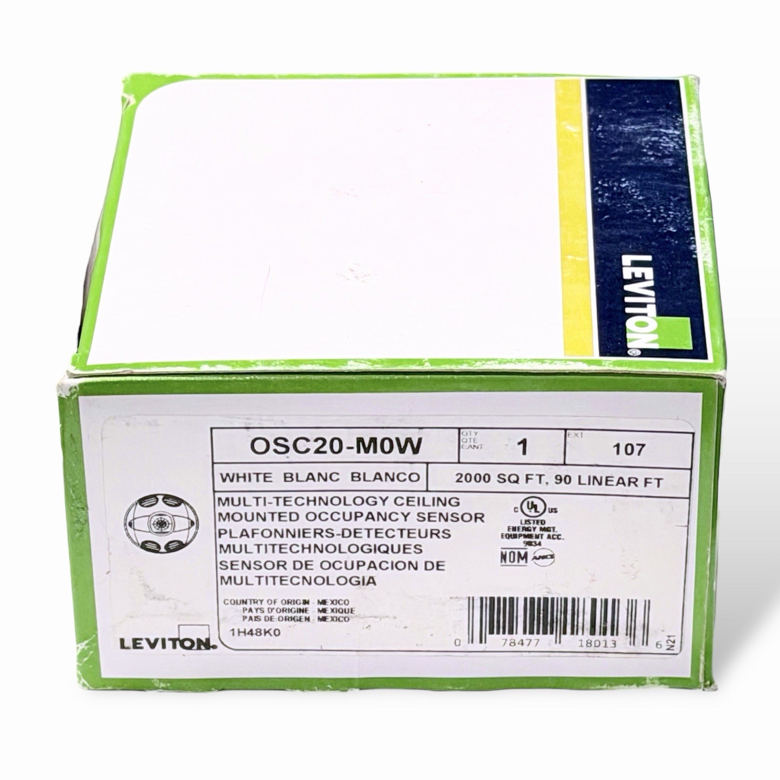 New Leviton OSC20-M0W Ceiling Mount Occupancy Sensor #34