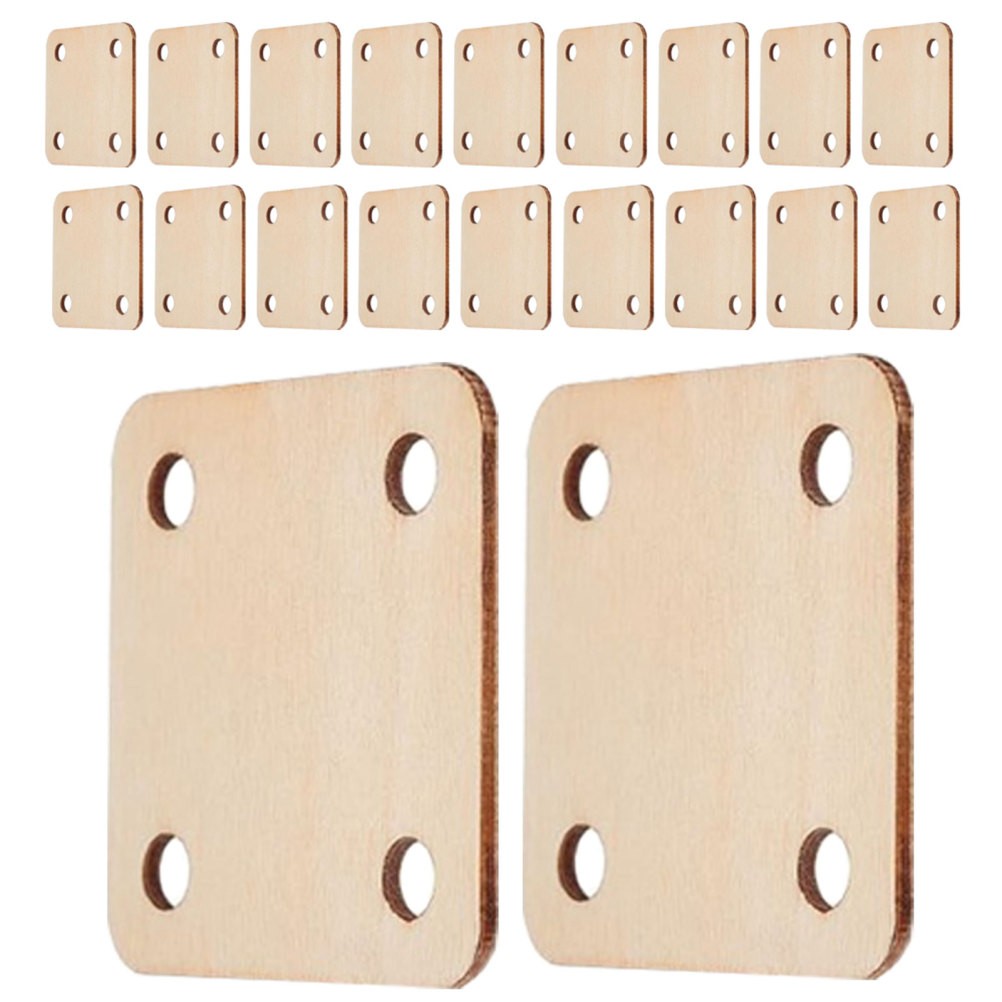 36 Pcs Woven Wood Chips Replaceable Weaving Cards Needlework Project