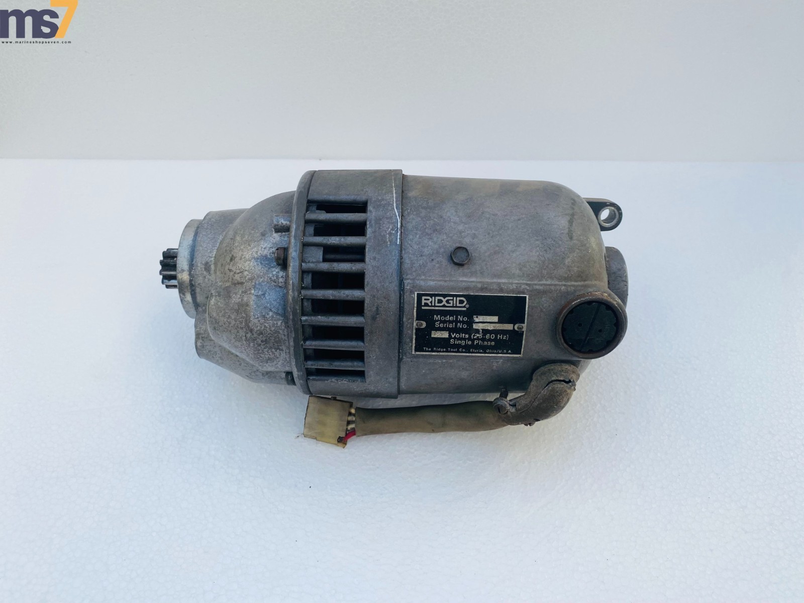 RIDGID 1182 ELECTIC MOTOR FOR 535 PIPE THREADER THREADING MACHINE 115V