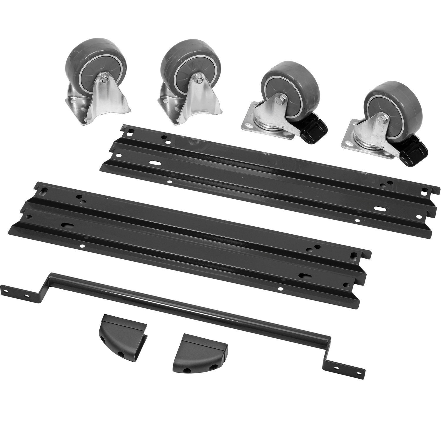 Global Industrial Handle And Wheel Kit For Modular Drawer Cabinet Black 30"W x