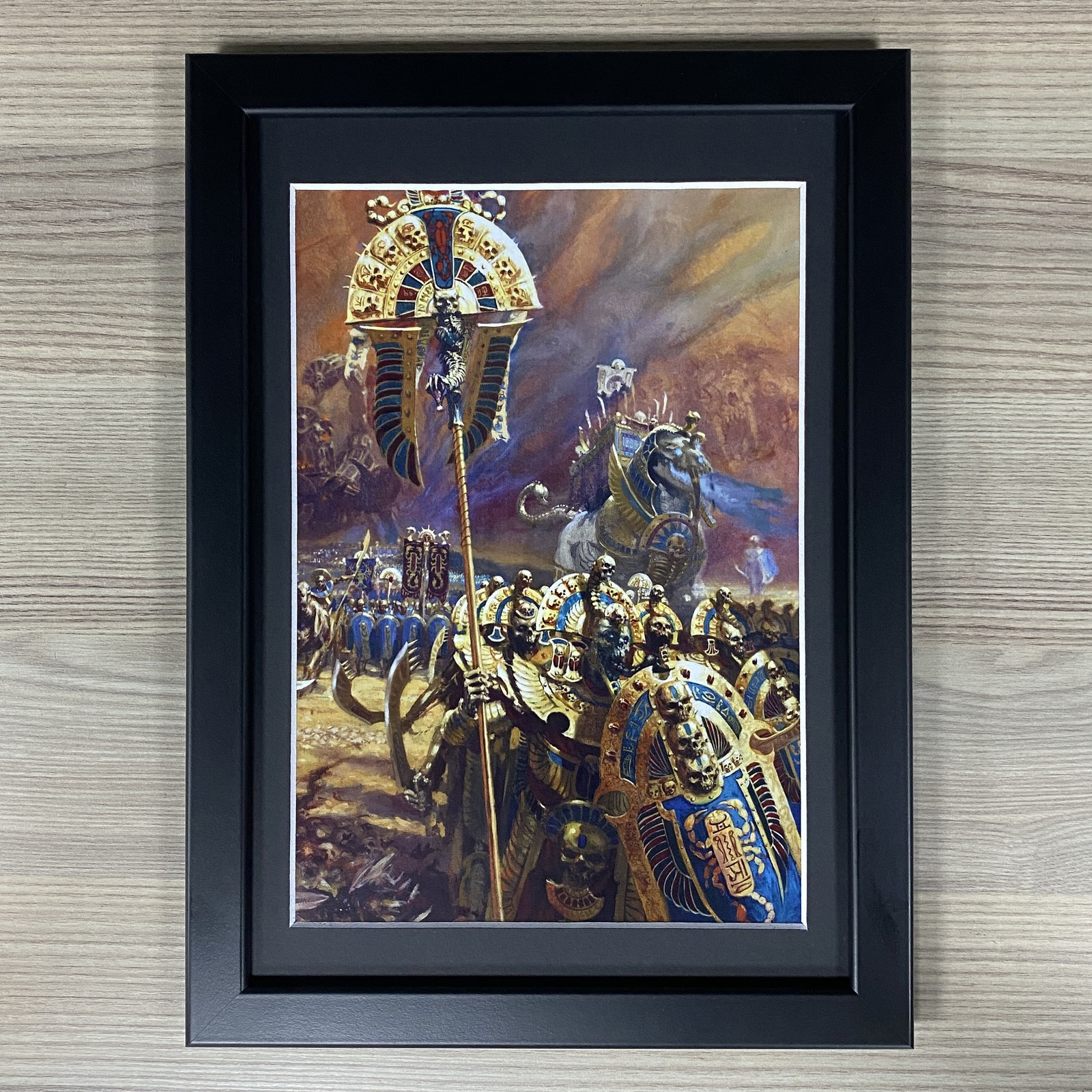 TOMB KINGS FRAMED ART KHEMRI DEATH WARHAMMER AGE OF SIGMAR OLD WORLD AOS
