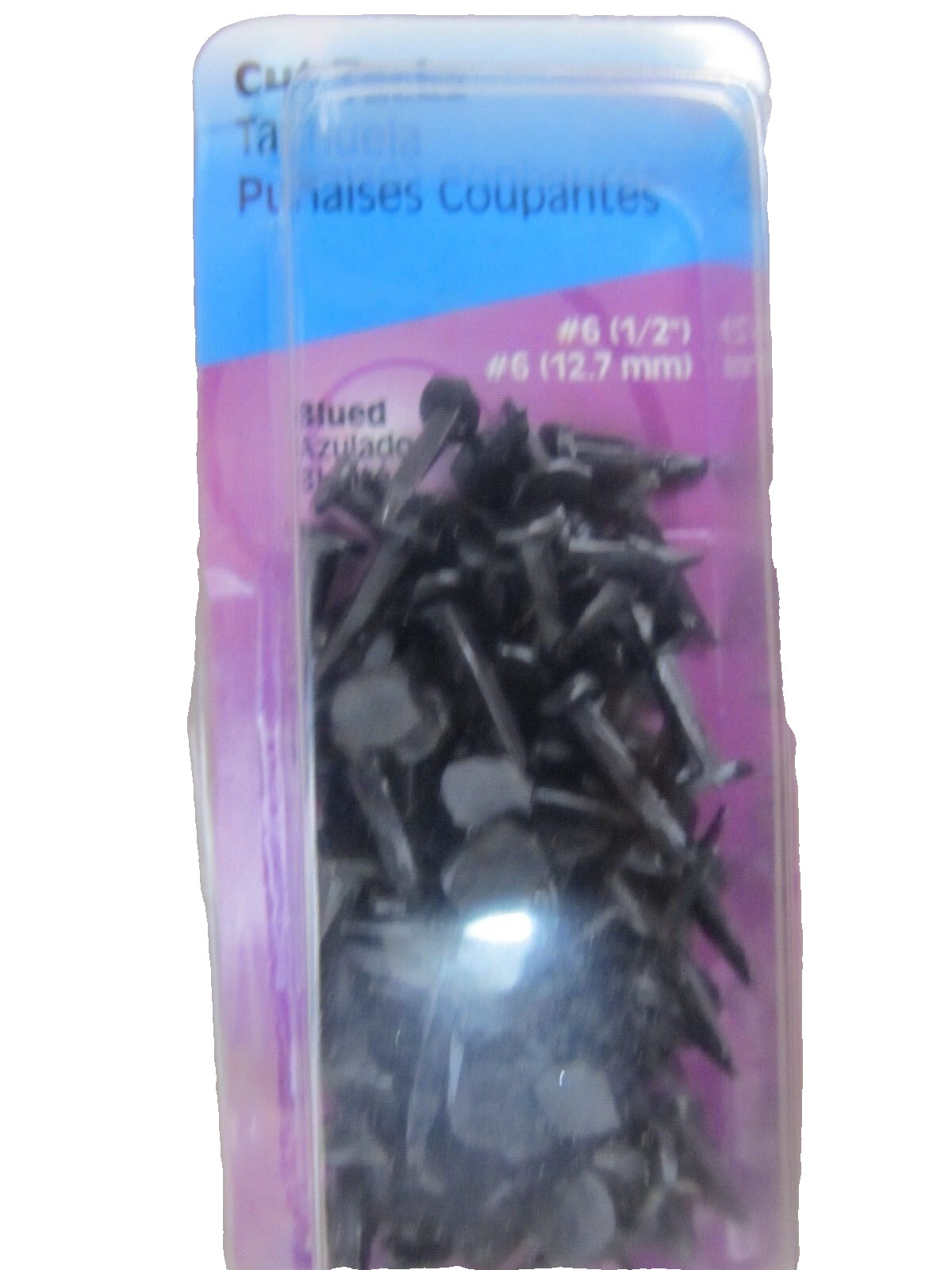 Hillman Carpet Tacks No. 6 x 1/2"  Blue  #122593-N
