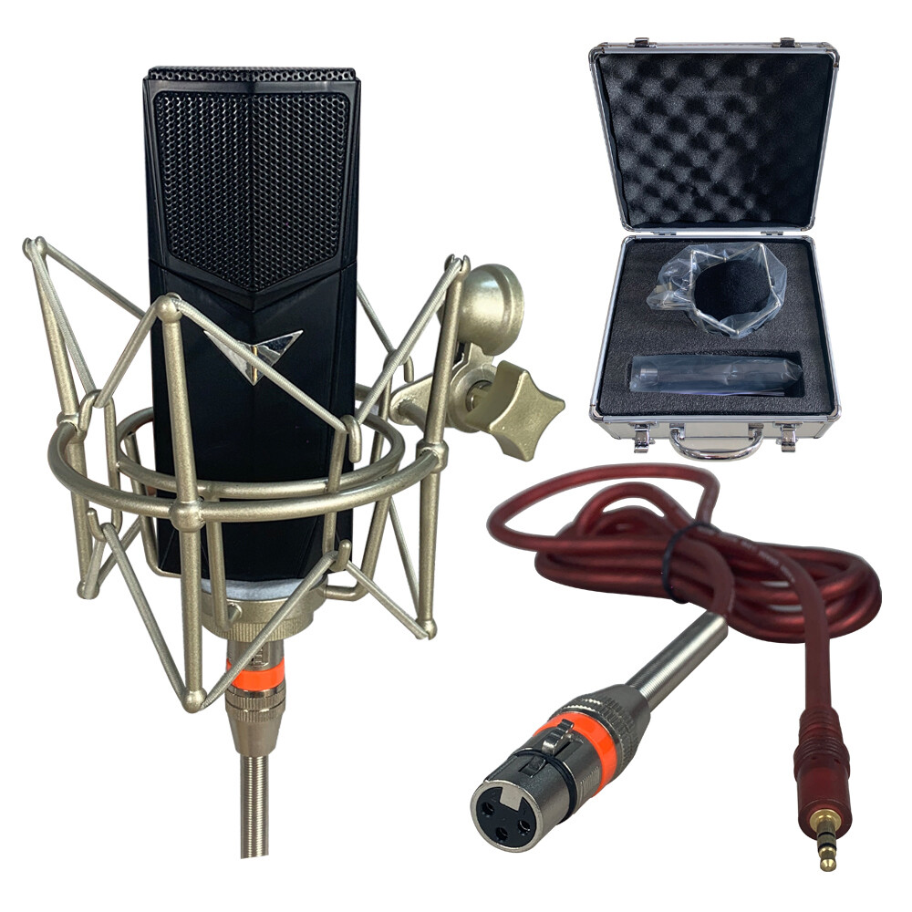 Condenser Microphone Complete Kits Live Studio Sound Recording Boom Broadcast