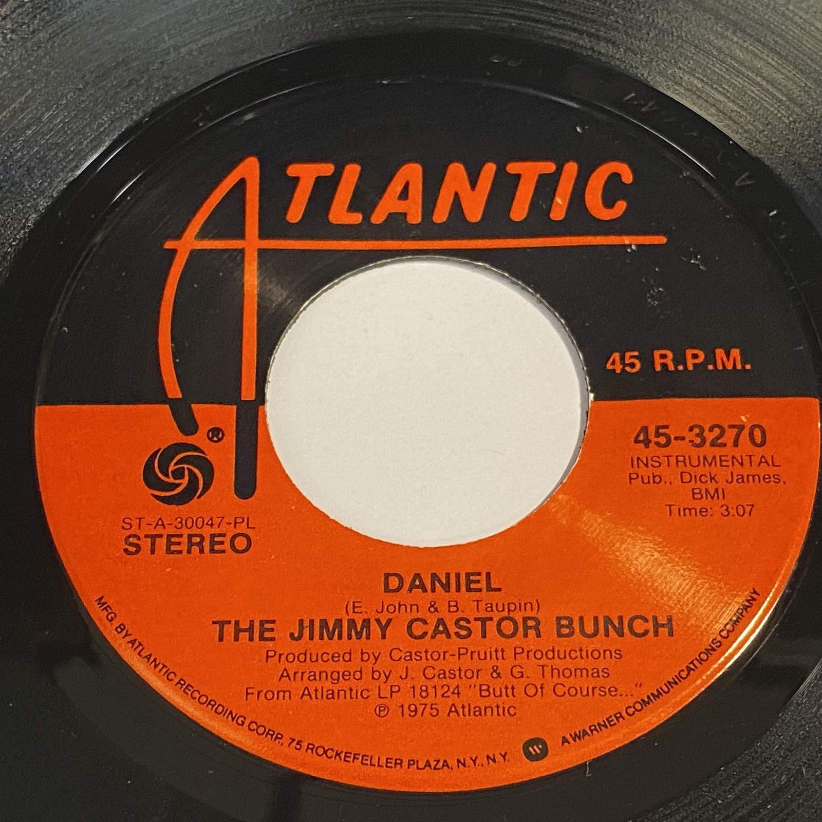 Jimmy Castor Bunch: Potential / Daniel 45 - Atlantic - Funk