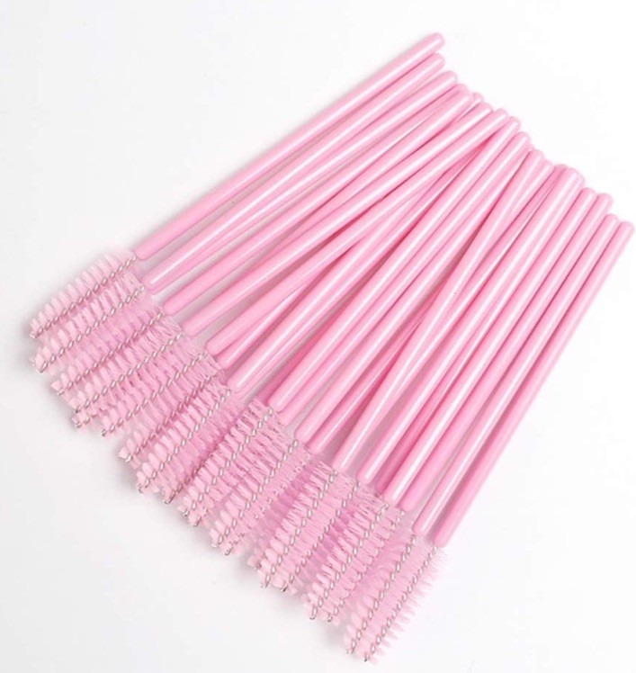Disposable 50 pcs eyelash brushes / Spoolies mascara wands  applicator  spoolies