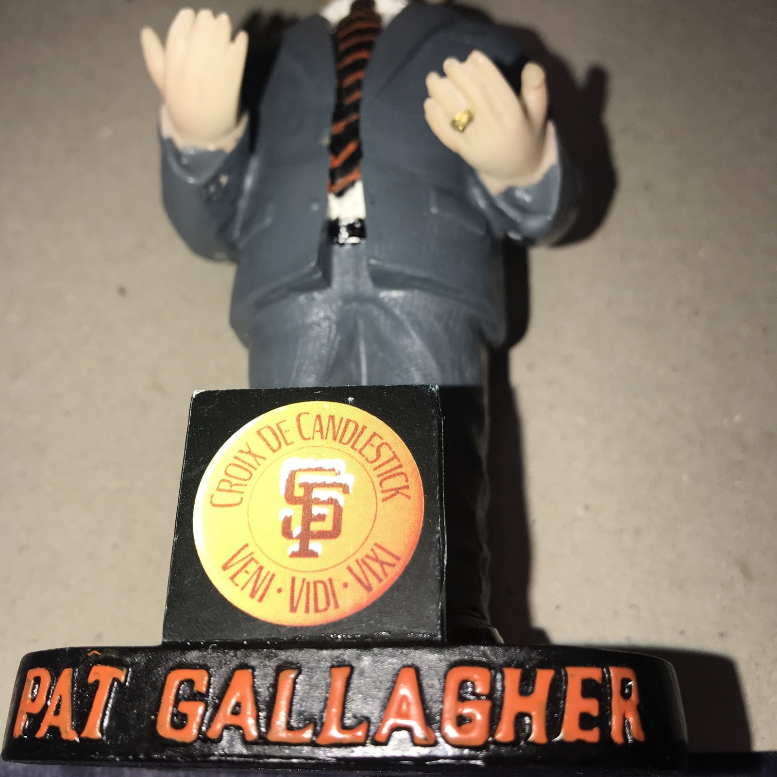 Pat Gallagher San Francisco Giants Bobble Head No Box 2009 Rare