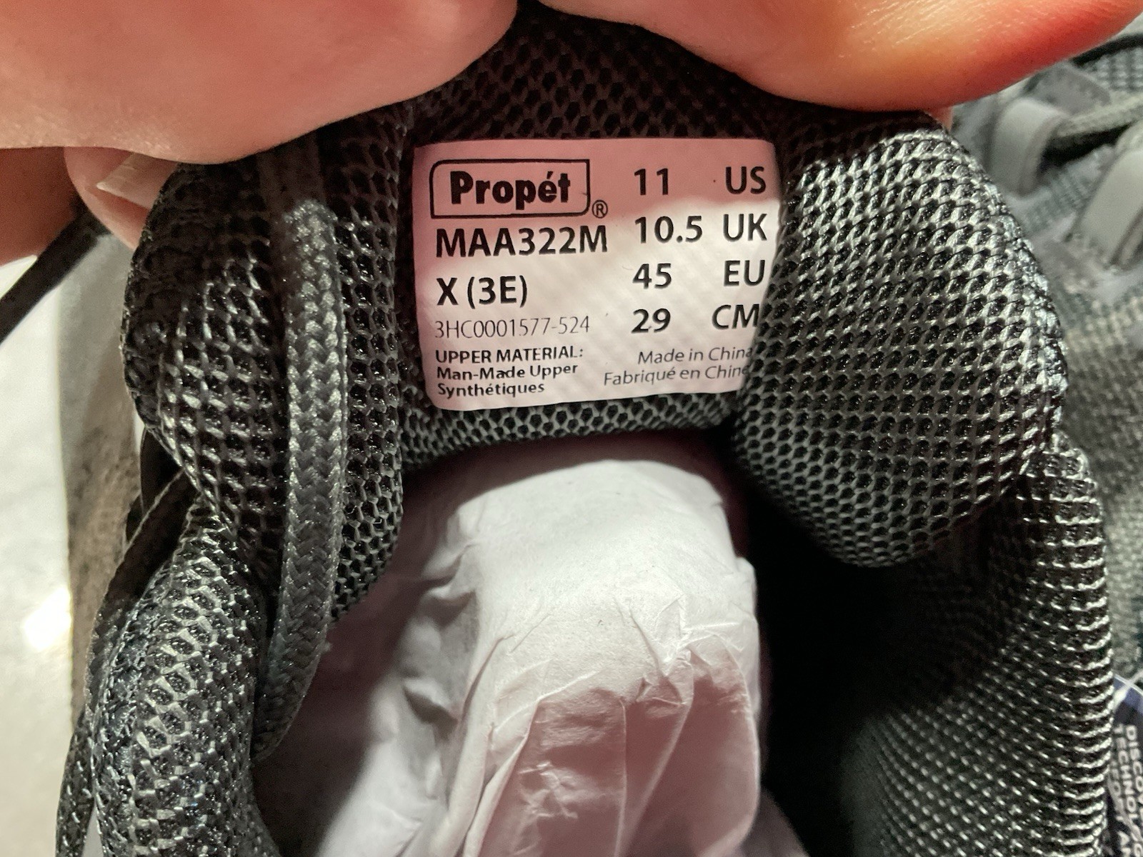 Man's Athleisure Propet Ultra 267 Sneaker SZ 11 W/insoles And Laces