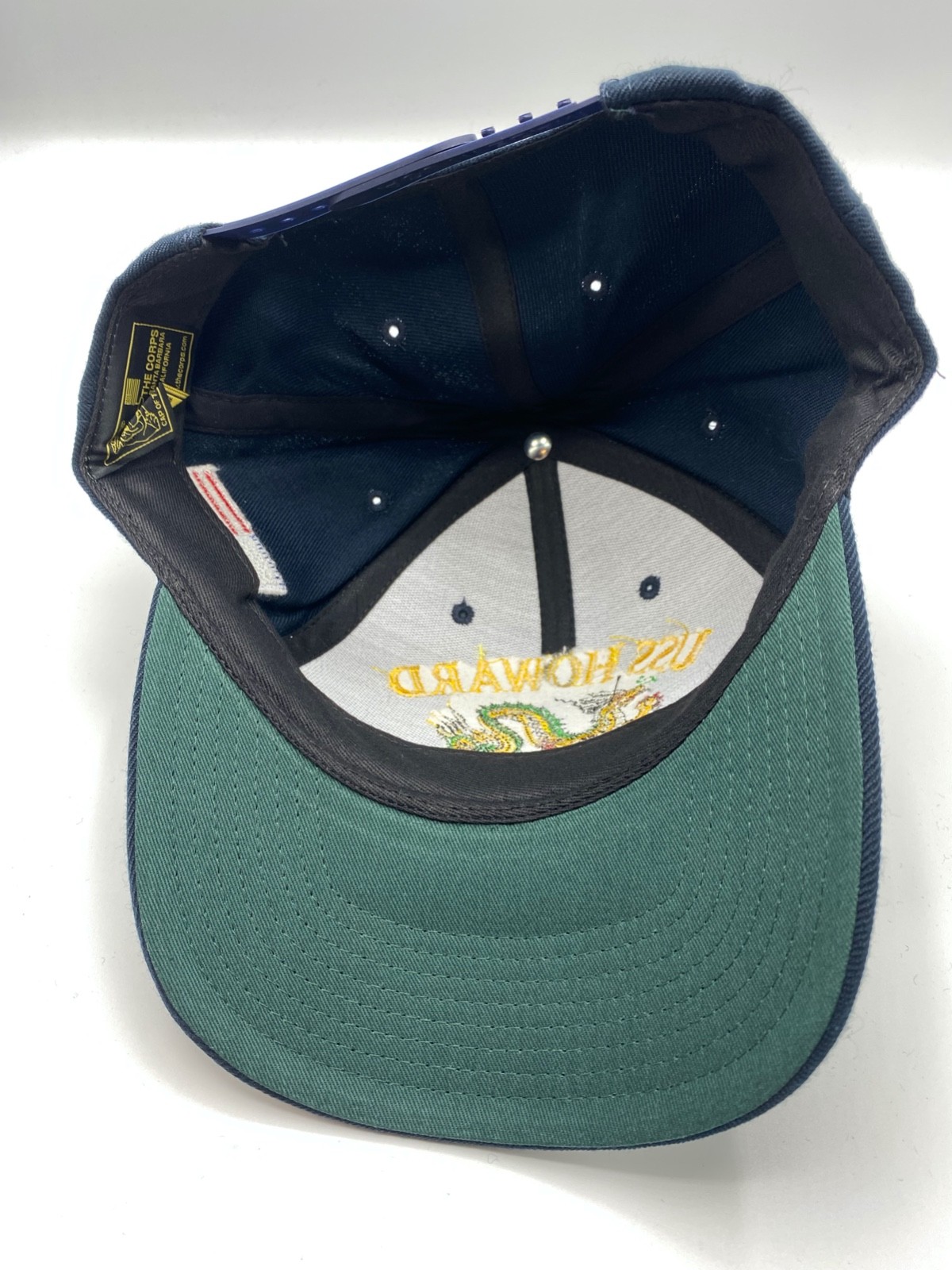 The Corps USS Howard DDG 83 Logo Blue Baseball Cap Hat One Size
