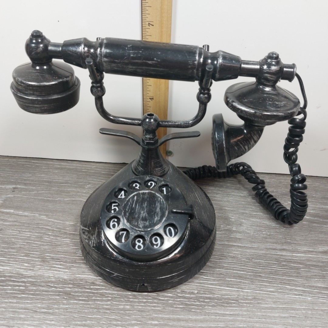 Gemmy Victorian Style Talking Sound Making Telephone Halloween Toy Prop Tested