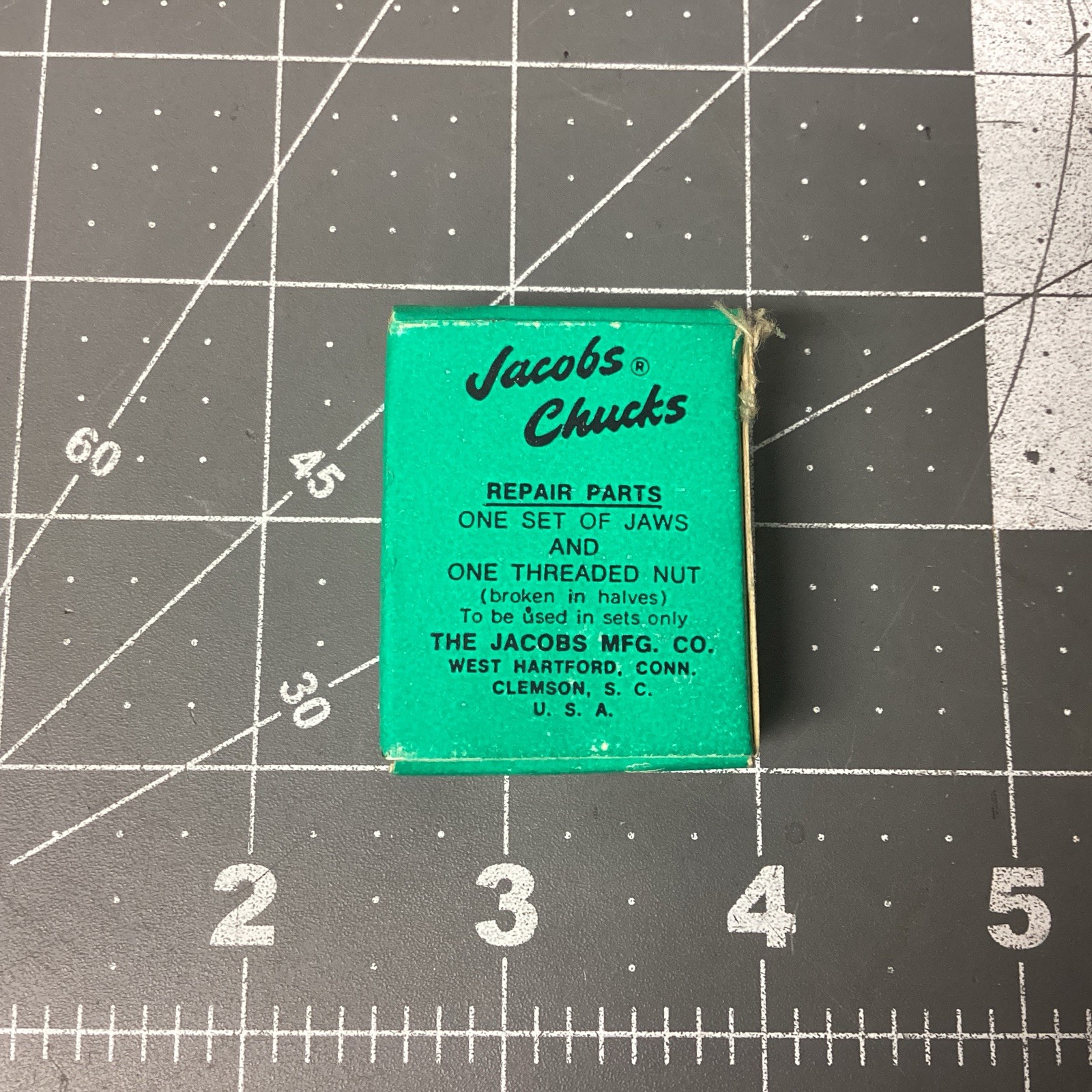 Jacob's Chuck Jaws and Threaded Nut, U1, (LBB27V)