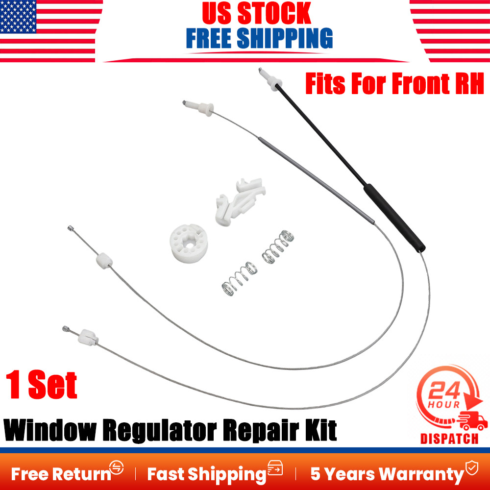 US Window Regulator Repair Kit For Front RH Passenger Side Honda S2000 2000-2009