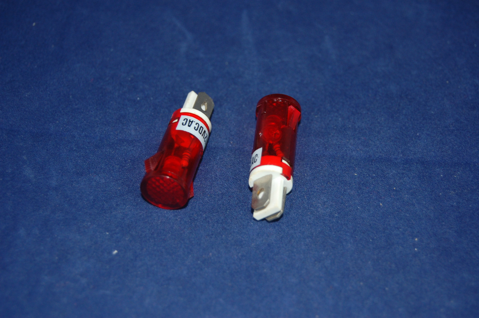 5 Pcs 24V AC/DC 12mm RED Panel Mounting plug in Incandescent  Pilot Lights