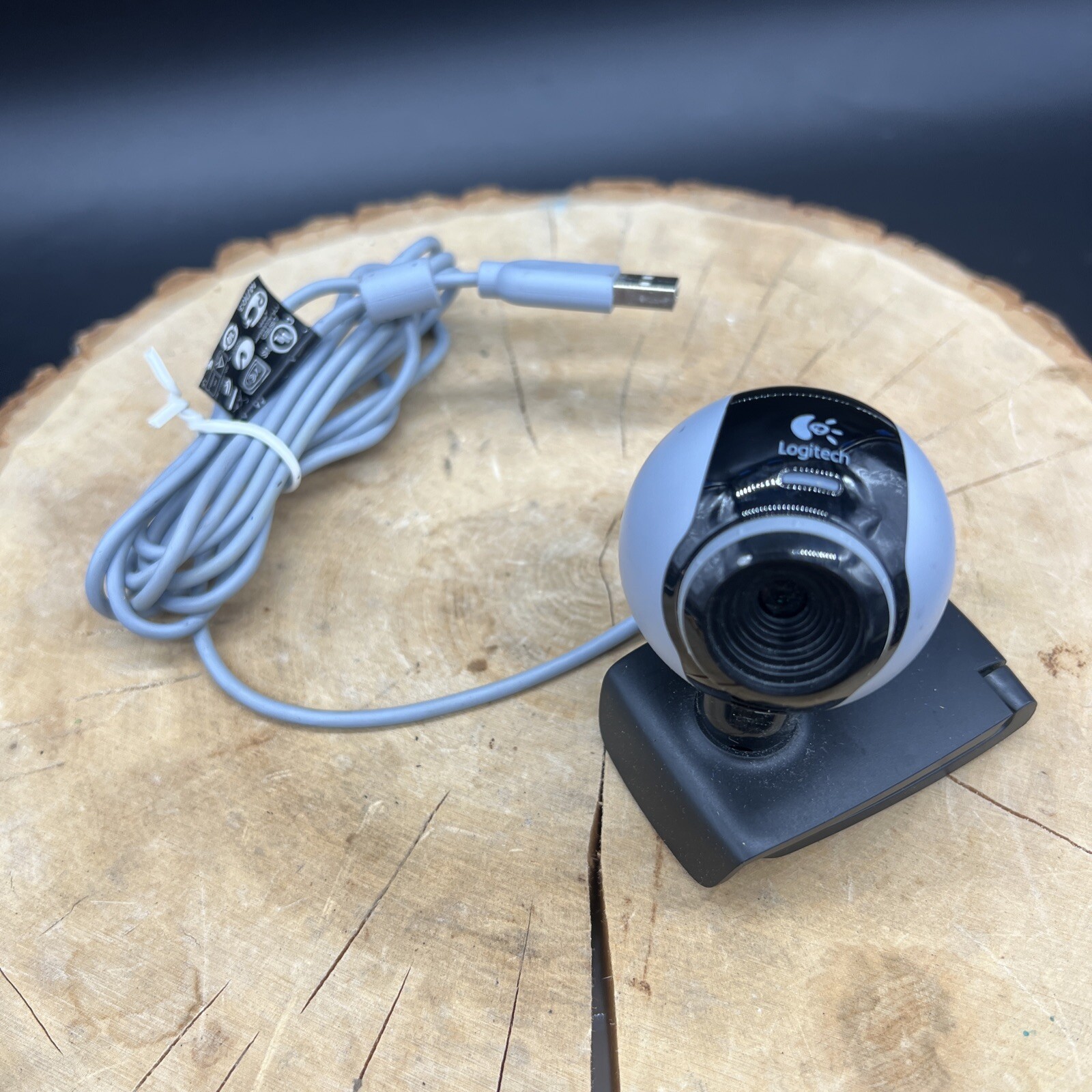 Genuine Logitech C250 USB Webcam V-U0003 Video Skype Chat Zoom Work from Home