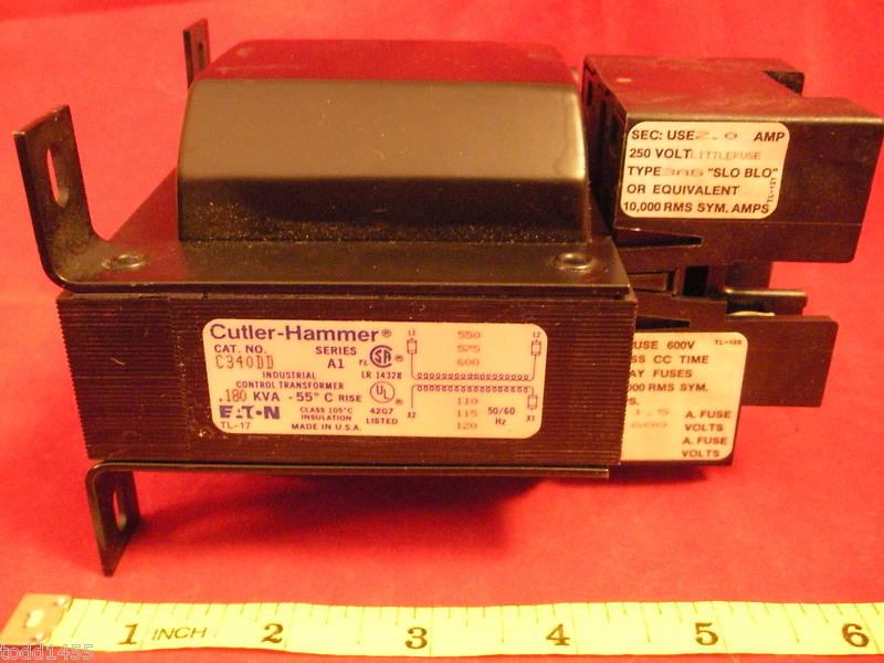 Cutler Hammer C340DD Control Transformer C340DD1 Ser A1