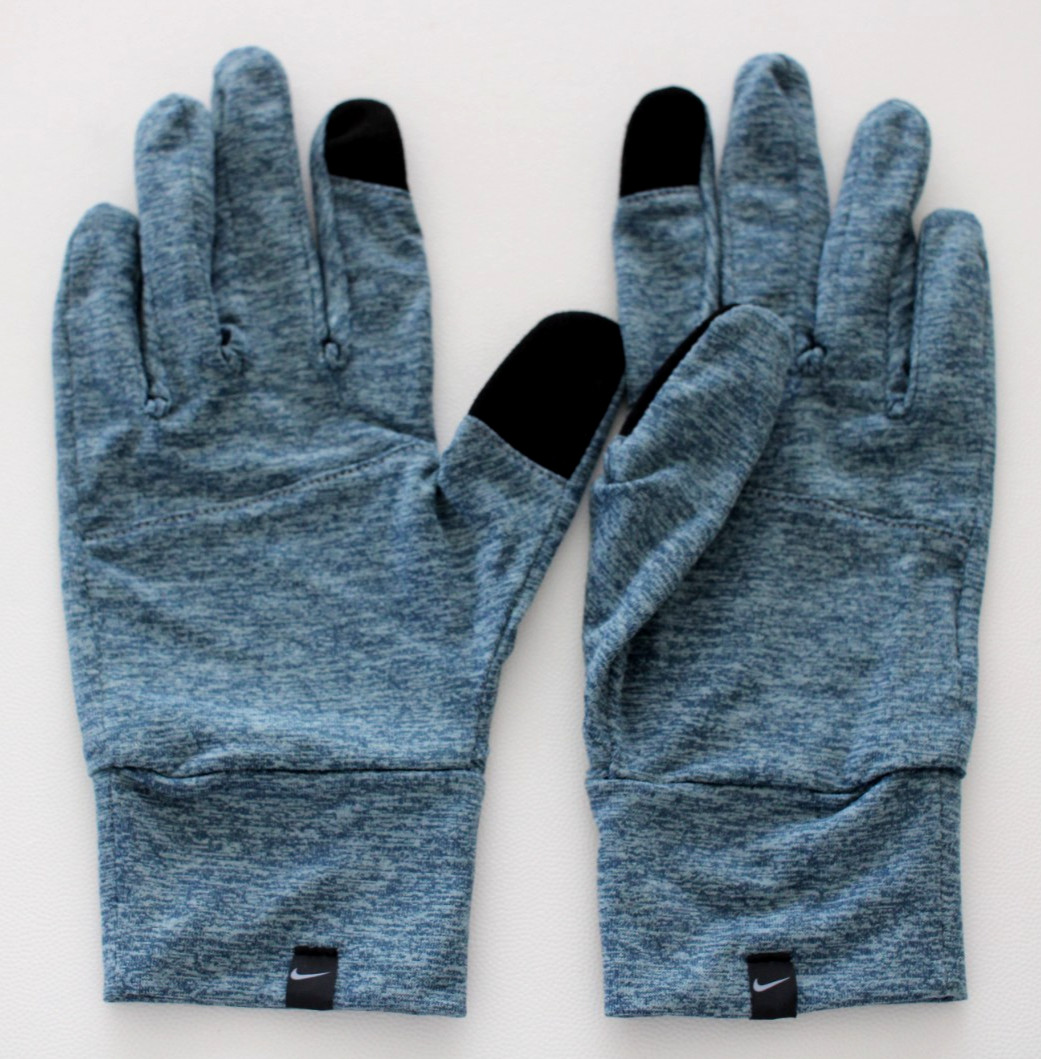 Nike Lightweight Tech Gloves Men's Medium Accelerate Touch Screen Heather Teal
