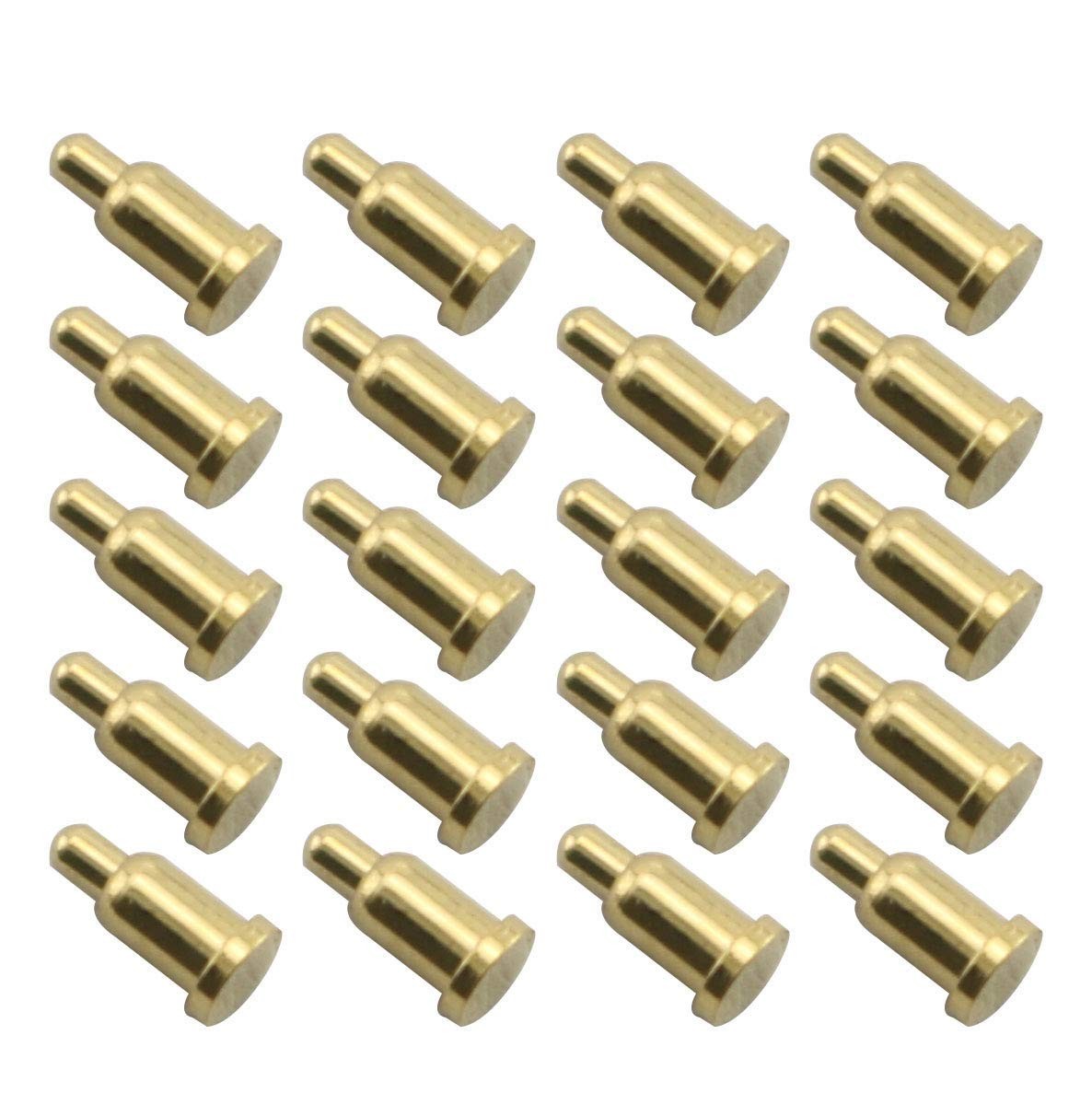 20 PCS Spherical Tipped Spring Loaded Probes Testing Pins Patch Thimble 4mm