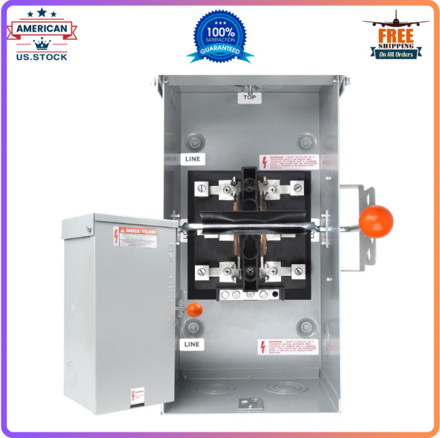 100A Generator Transfer Switch 24000W General-Duty Double-Throw Safety Stability