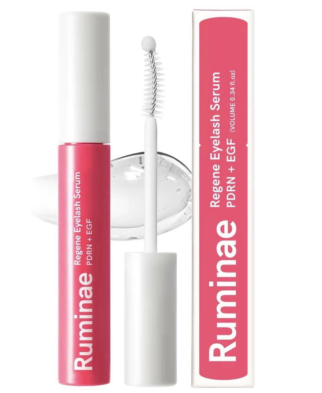 Ruminae Regene Eyelash Serum PDRN, Korean Eyelash & Brow 0.34fl Oz