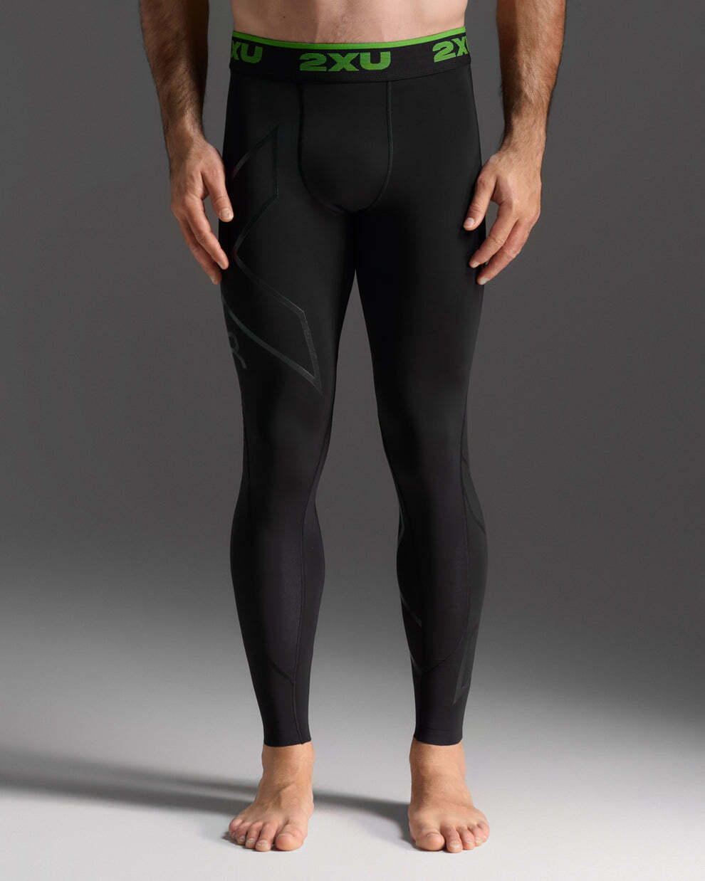 2XU Men’s Refresh Recovery Compression Tights - Extra Firm Graduated Compression